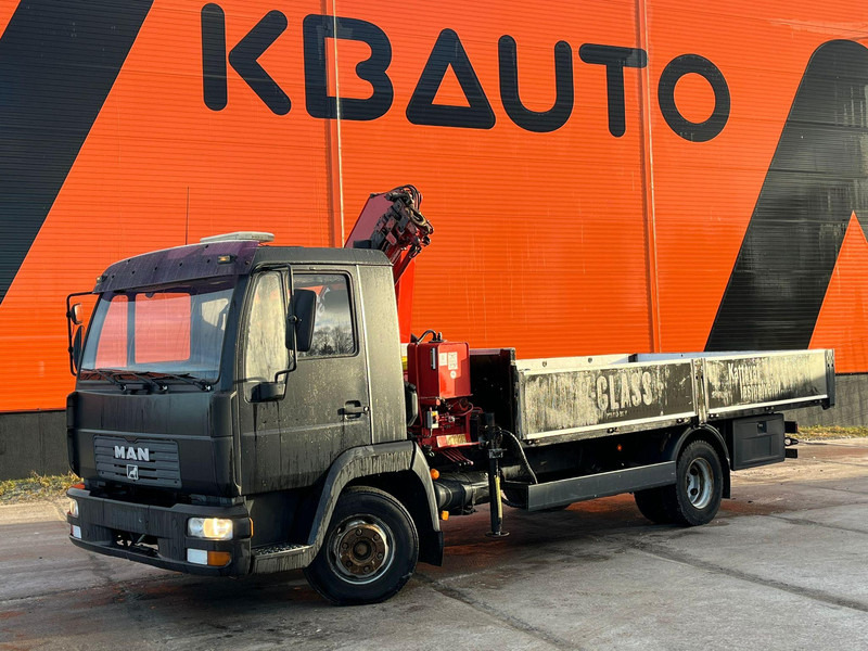 MAN LE 10.180 4x2 MKG HLK71 / PLATFORM L=5002 mm - Planbil, Kranbil: bilde 2 MAN LE 10.180 4x2 MKG HLK71 / PLATFORM L=5002 mm - Planbil, Kranbil: bilde 2
