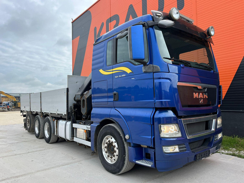 MAN TGX 35.480 8x4*4 HIAB 288E-7 / PLATFORM L=6397 mm - Planbil, Kranbil: bilde 4 MAN TGX 35.480 8x4*4 HIAB 288E-7 / PLATFORM L=6397 mm - Planbil, Kranbil: bilde 4