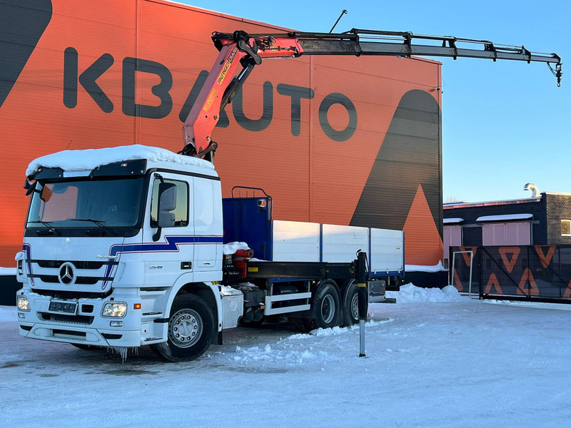 Mercedes-Benz Actros 2548 6x2*4 PK 20002 / PLATFORM L=6411 mm - Planbil, Kranbil: bilde 1 Mercedes-Benz Actros 2548 6x2*4 PK 20002 / PLATFORM L=6411 mm - Planbil, Kranbil: bilde 1
