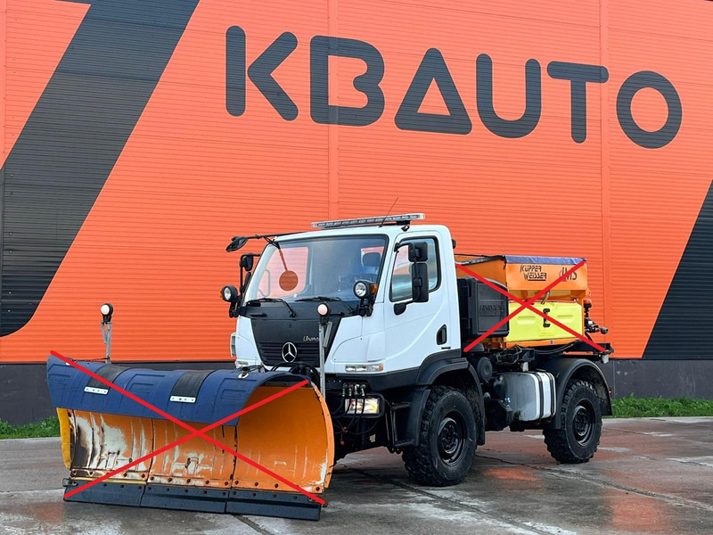 Mercedes-Benz UNIMOG U 20 4x4 SOLD WITHOUT SNOW PLOW & SPREADER ! TIPPER BOX ONLY ! - Tippbil: bilde 1 Mercedes-Benz UNIMOG U 20 4x4 SOLD WITHOUT SNOW PLOW & SPREADER ! TIPPER BOX ONLY ! - Tippbil: bilde 1