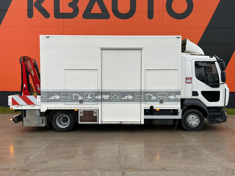 Renault D12 4x2 WORKSHOP ON WHEELS / FASSI M30A.13 / BOX L=4459 mm - Skapbil: bilde 4 Renault D12 4x2 WORKSHOP ON WHEELS / FASSI M30A.13 / BOX L=4459 mm - Skapbil: bilde 4