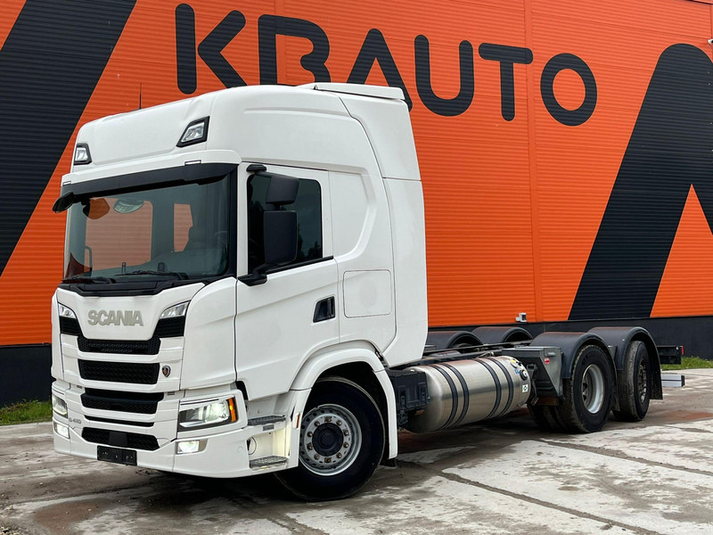 Scania G 410 6x2*4 LNG / RETARDER / CHASSIS L=6514 mm - Chassis lastebil: bilde 1 Scania G 410 6x2*4 LNG / RETARDER / CHASSIS L=6514 mm - Chassis lastebil: bilde 1