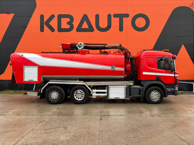 Scania P 124 6x2*4 KORP&SON / TANK 8000 l / VACUUM Wittig RFW260 / PRESSURE Uraca DK716 140 bar / 400 l/min - Vakuum lastebil: bilde 4 Scania P 124 6x2*4 KORP&SON / TANK 8000 l / VACUUM Wittig RFW260 / PRESSURE Uraca DK716 140 bar / 400 l/min - Vakuum lastebil: bilde 4