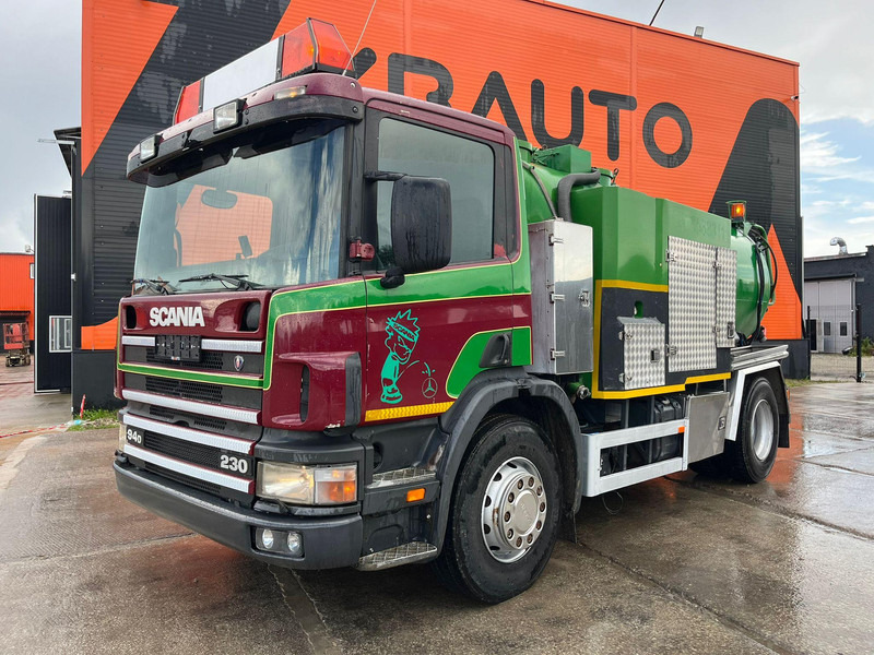 Scania P 94 4x2 TANK 9000 I + 1200 l / VACUUM Jurop PR150 / PRESSURE Pratissoli 150 bar / 102 l/min - Vakuum lastebil: bilde 2 Scania P 94 4x2 TANK 9000 I + 1200 l / VACUUM Jurop PR150 / PRESSURE Pratissoli 150 bar / 102 l/min - Vakuum lastebil: bilde 2