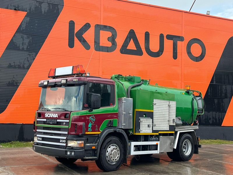 Scania P 94 4x2 TANK 9000 I + 1200 l / VACUUM Jurop PR150 / PRESSURE Pratissoli 150 bar / 102 l/min - Vakuum lastebil: bilde 1 Scania P 94 4x2 TANK 9000 I + 1200 l / VACUUM Jurop PR150 / PRESSURE Pratissoli 150 bar / 102 l/min - Vakuum lastebil: bilde 1