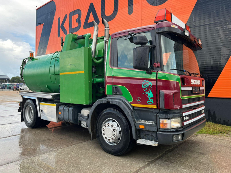 Scania P 94 4x2 TANK 9000 I + 1200 l / VACUUM Jurop PR150 / PRESSURE Pratissoli 150 bar / 102 l/min - Vakuum lastebil: bilde 4 Scania P 94 4x2 TANK 9000 I + 1200 l / VACUUM Jurop PR150 / PRESSURE Pratissoli 150 bar / 102 l/min - Vakuum lastebil: bilde 4