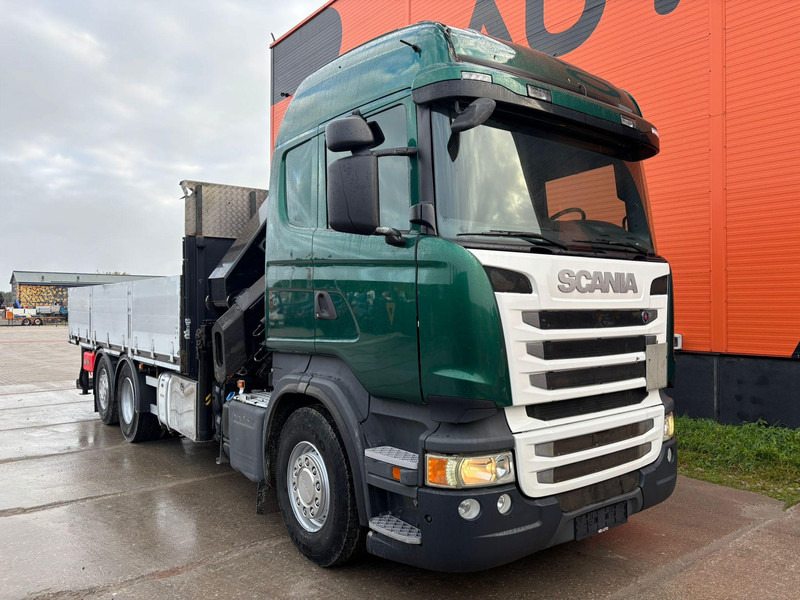 Scania R 410 6x2 HIAB 322EP-5 HIPRO / PLATFORM L=6131 mm - Planbil, Kranbil: bilde 4 Scania R 410 6x2 HIAB 322EP-5 HIPRO / PLATFORM L=6131 mm - Planbil, Kranbil: bilde 4