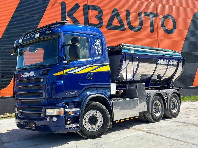 Scania R 480 6x4 RETARDER / FULL STEEL / BIG AXLES / BOX L=4635 mm - Tippbil: bilde 1 Scania R 480 6x4 RETARDER / FULL STEEL / BIG AXLES / BOX L=4635 mm - Tippbil: bilde 1