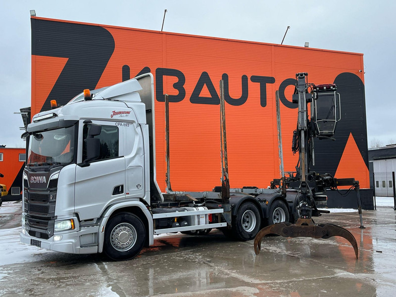 Scania R 520 8x4*4 RETARDER - Tømmerbil, Kranbil: bilde 1 Scania R 520 8x4*4 RETARDER - Tømmerbil, Kranbil: bilde 1