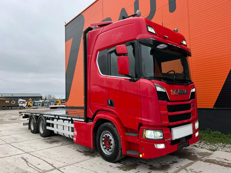 Scania R 580 6x2 RETARDER / 9 TON FRONT AXLE / PLATFORM L=7402 mm - Planbil: bilde 4 Scania R 580 6x2 RETARDER / 9 TON FRONT AXLE / PLATFORM L=7402 mm - Planbil: bilde 4