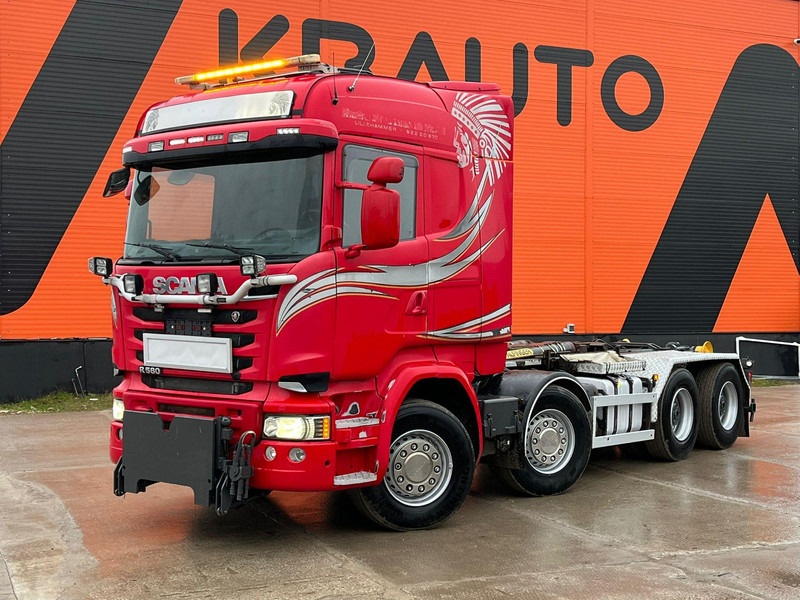 Scania R 580 8x4 PALFINGER / L=5600 mm / RETARDER - Krokbil: bilde 1 Scania R 580 8x4 PALFINGER / L=5600 mm / RETARDER - Krokbil: bilde 1
