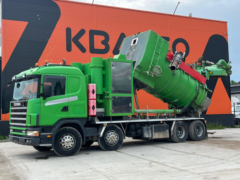 Leie Scania R124 8x4 TANK 12000 l / VACUUM Disab P210/9 - 7800 m3/h / 1182 hours Scania R124 8x4 TANK 12000 l / VACUUM Disab P210/9 - 7800 m3/h / 1182 hours: bilde 8