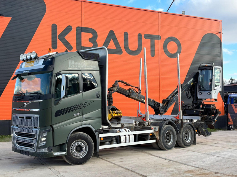 Volvo FH 16 650 6x4 Kesla 2110 / CHASSIS L=7223 mm - Tømmerbil, Kranbil: bilde 1 Volvo FH 16 650 6x4 Kesla 2110 / CHASSIS L=7223 mm - Tømmerbil, Kranbil: bilde 1