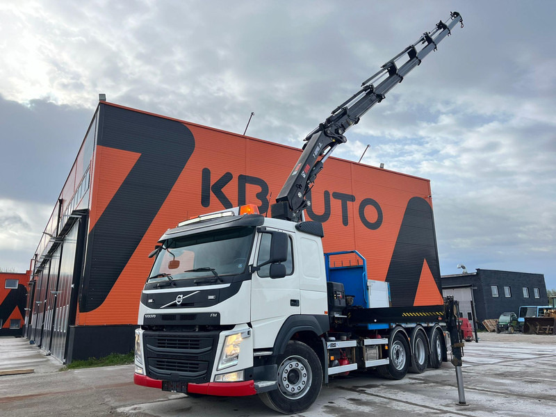 Volvo FM 460 8x2*6 HIAB 302E-6 / PLATFORM L=6721 mm - Planbil, Kranbil: bilde 1 Volvo FM 460 8x2*6 HIAB 302E-6 / PLATFORM L=6721 mm - Planbil, Kranbil: bilde 1