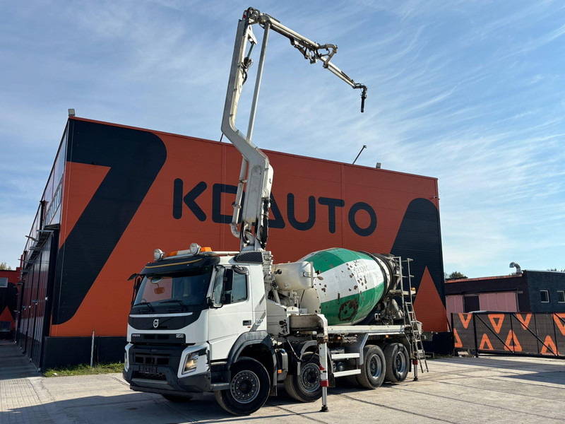 Volvo FMX 500 8x4 PUMI 24-3 - 24 m - 2303 hours / 7 m3 / FULL STEEL - Betongbil: bilde 1 Volvo FMX 500 8x4 PUMI 24-3 - 24 m - 2303 hours / 7 m3 / FULL STEEL - Betongbil: bilde 1