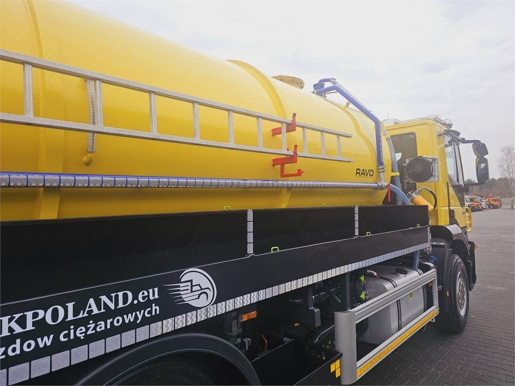 Vakuum lastebil Iveco RAVO WUKO FOR CHANNEL CLEANING druck saug kanal: bilde 6