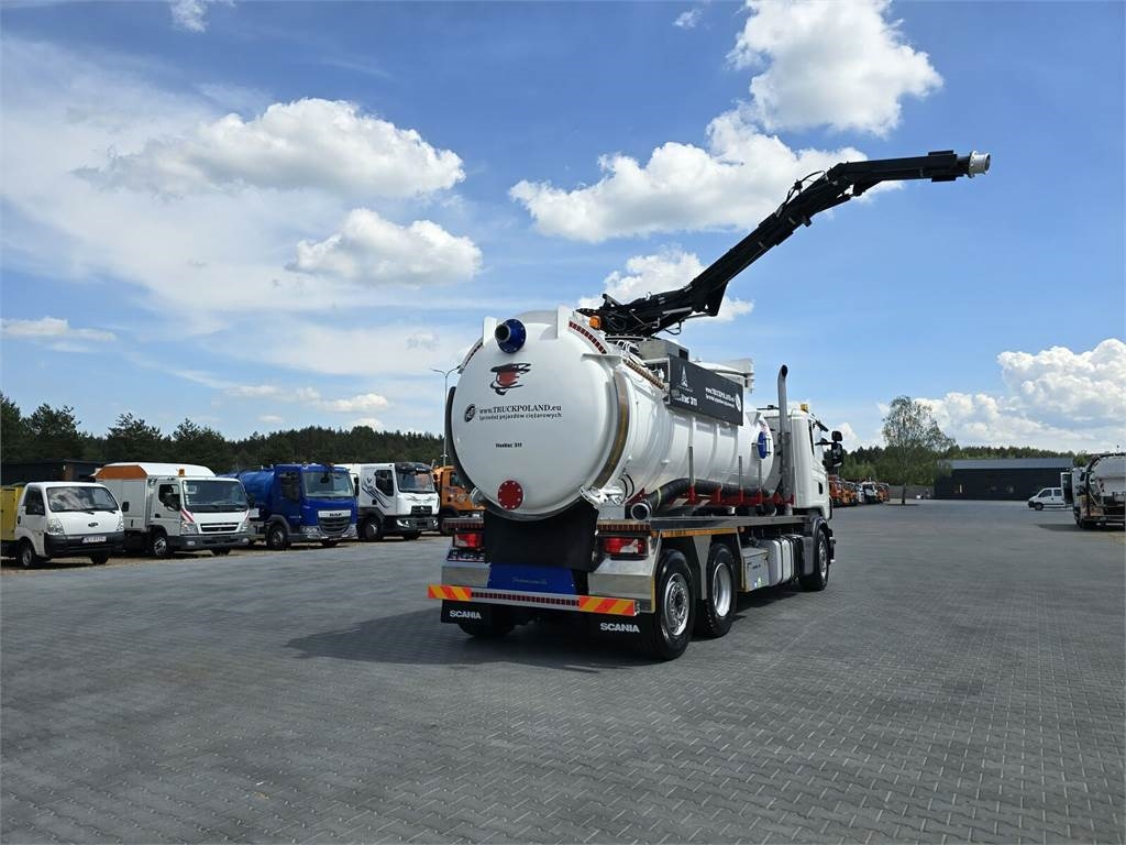 Vakuum lastebil Scania Saugbagger Larsen FlexVac 311 Vacuum suction loade: bilde 21