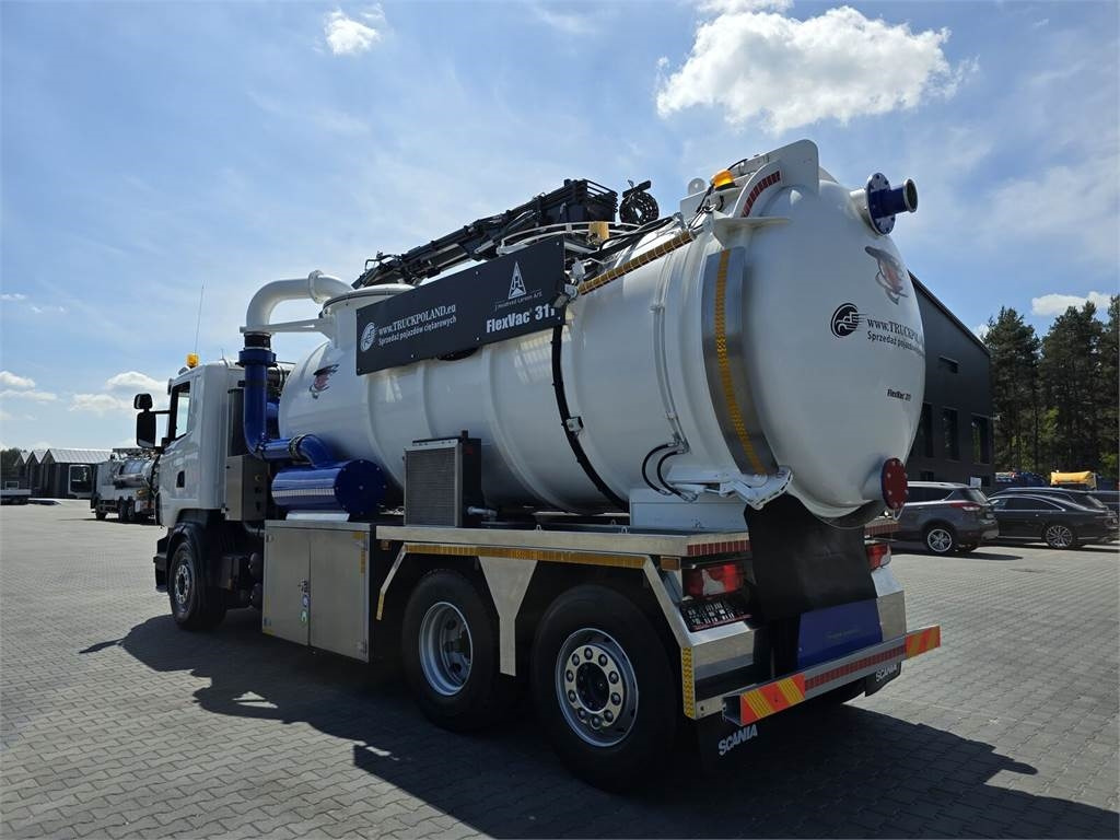 Vakuum lastebil Scania Saugbagger Larsen FlexVac 311 Vacuum suction loade: bilde 5