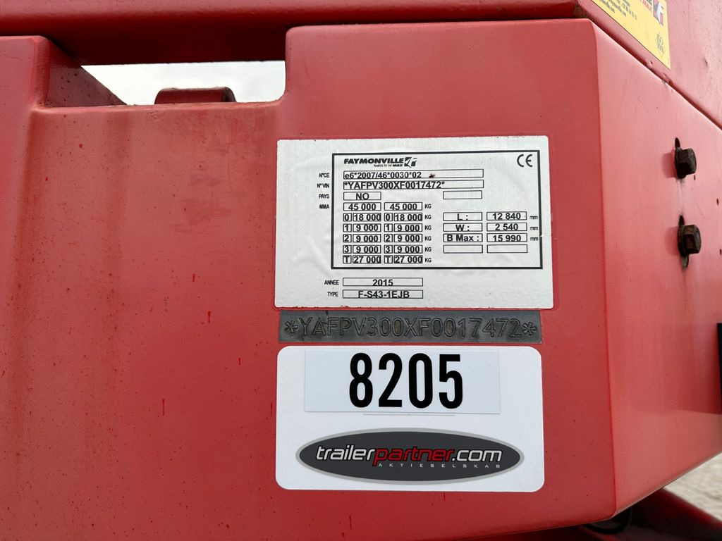 Faymonville Prefamax Innenlader / 4.000 mm teleskop - Lavloader semitrailer: bilde 2 Faymonville Prefamax Innenlader / 4.000 mm teleskop - Lavloader semitrailer: bilde 2