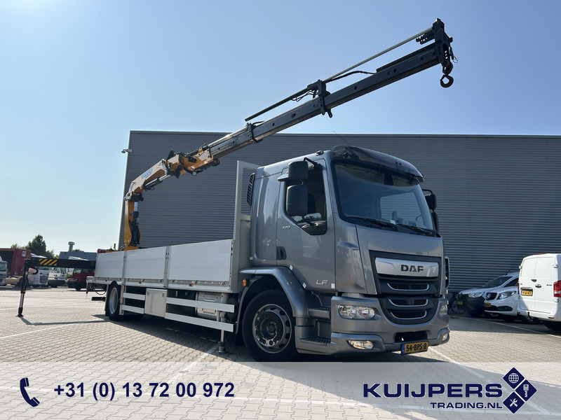 DAF LF 320 FA / Effer 175.2/c3s Crane / 363 dkm / Plateau / APK TUV 08-25 - Kranbil: bilde 1 DAF LF 320 FA / Effer 175.2/c3s Crane / 363 dkm / Plateau / APK TUV 08-25 - Kranbil: bilde 1