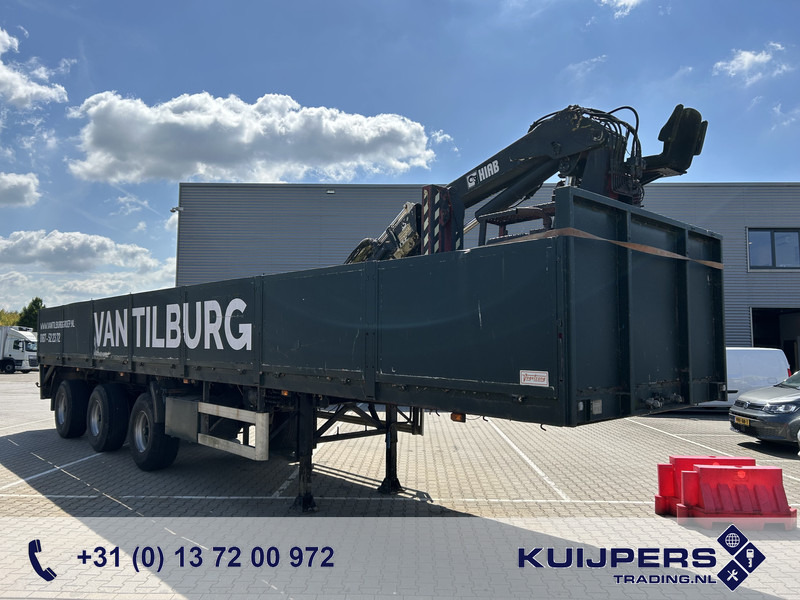 Vogelzang V02 17 30 / Heavy Duty Chassis / 3 axle 10 Ton / Hiab Crane Defect - Åpen semitrailer: bilde 1 Vogelzang V02 17 30 / Heavy Duty Chassis / 3 axle 10 Ton / Hiab Crane Defect - Åpen semitrailer: bilde 1