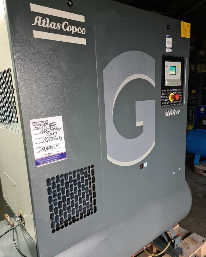 Kompresor śrubowy Atlas Copco GA 11 FF - Luftkompressor: bilde 1 Kompresor śrubowy Atlas Copco GA 11 FF - Luftkompressor: bilde 1