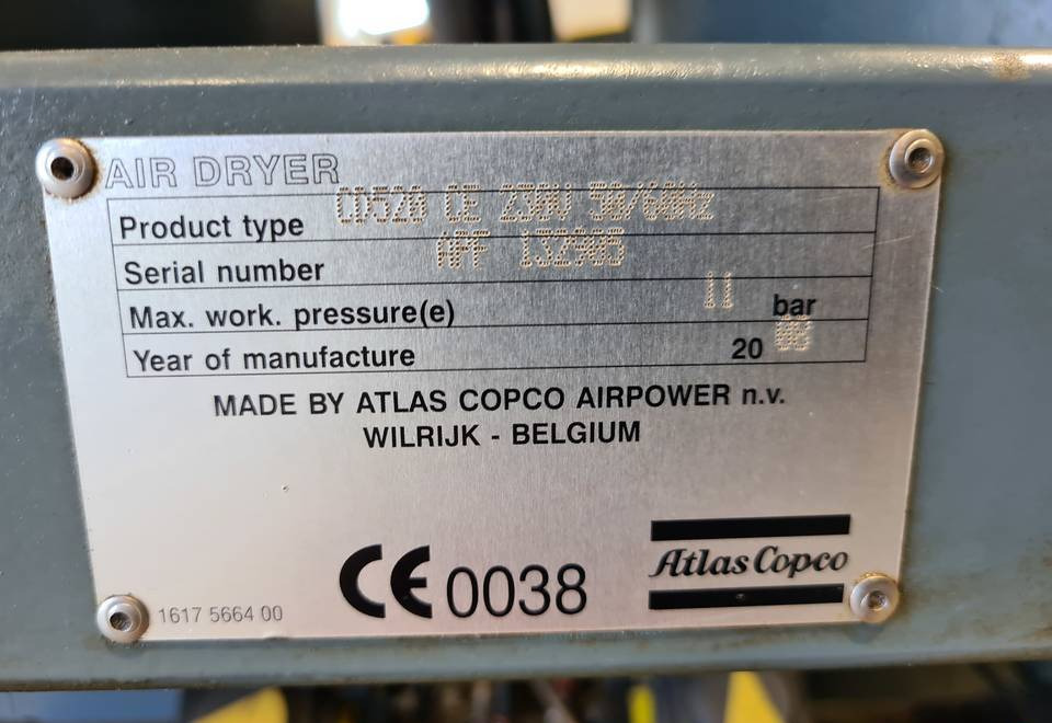 Osuszacz ziębniczy adsorpcyjny ATLAS COPCO CD 520 CE - Luftkompressor: bilde 4 Osuszacz ziębniczy adsorpcyjny ATLAS COPCO CD 520 CE - Luftkompressor: bilde 4