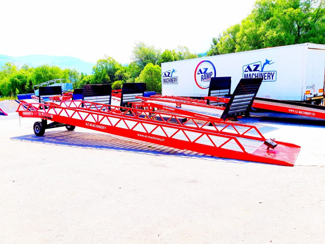 Ny Lasterampe AZ RAMP-EASY XL-8 LS. Long slope Mobil Loading Ramp 8 t Capacity: bilde 8