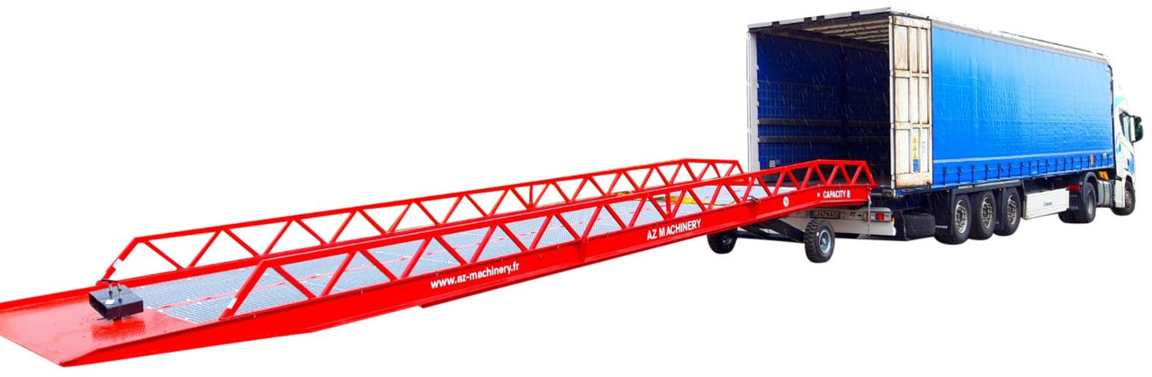**RENTAL** AZ RAMP-EASY XL-8 . Mobil Loading Ramp WIDE With Level Off, 8 t Capacity - Lasterampe: bilde 1 **RENTAL** AZ RAMP-EASY XL-8 . Mobil Loading Ramp WIDE With Level Off, 8 t Capacity - Lasterampe: bilde 1