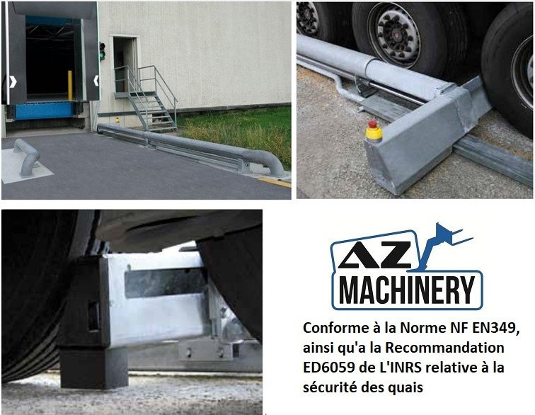 Ny Lasterampe STEEL WHEEL BLOCK WITH STOP PANEL: bilde 9