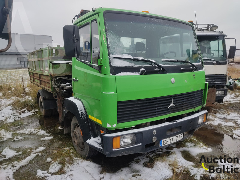 Mercedes-Benz 814 - Tippbil, Kranbil: bilde 1 Mercedes-Benz 814 - Tippbil, Kranbil: bilde 1