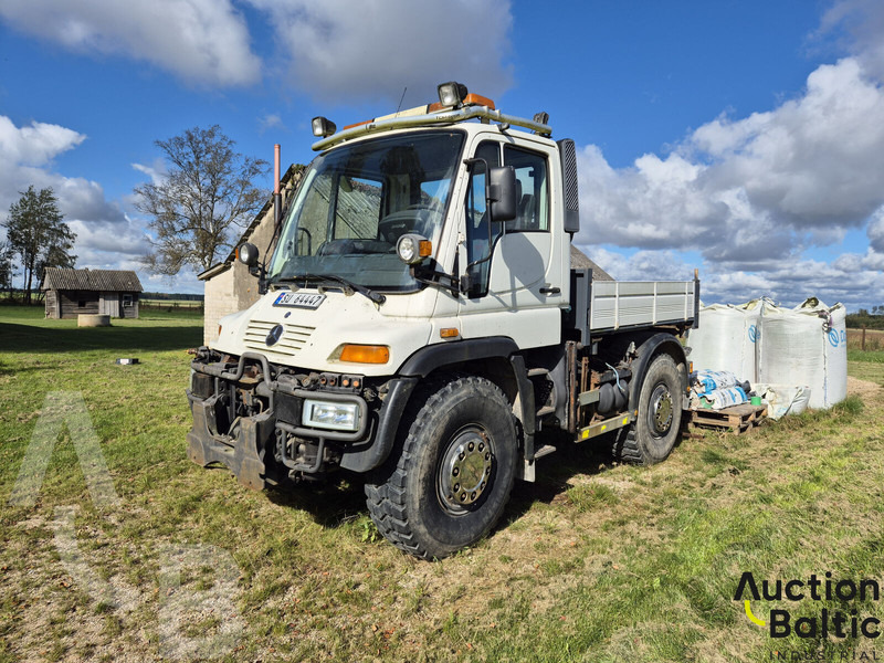 Mercedes-Benz Unimog U 400 - Tippbil: bilde 1 Mercedes-Benz Unimog U 400 - Tippbil: bilde 1
