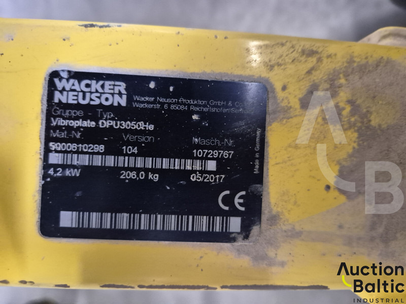 WACKER NEUSON DPU3050H - Vibroplate: bilde 5 WACKER NEUSON DPU3050H - Vibroplate: bilde 5