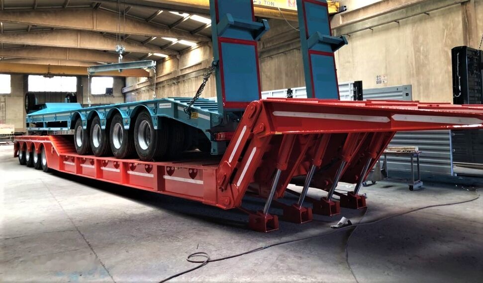 AME 100 Ton, Front Loading 4 Axle Lowbed Semi Trailer - Lavloader semitrailer: bilde 4 AME 100 Ton, Front Loading 4 Axle Lowbed Semi Trailer - Lavloader semitrailer: bilde 4
