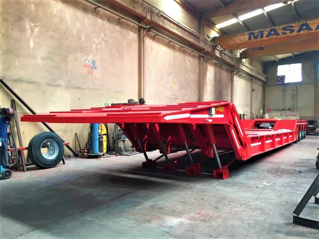 AME 100 Ton, Front Loading 4 Axle Lowbed Semi Trailer - Lavloader semitrailer: bilde 3 AME 100 Ton, Front Loading 4 Axle Lowbed Semi Trailer - Lavloader semitrailer: bilde 3