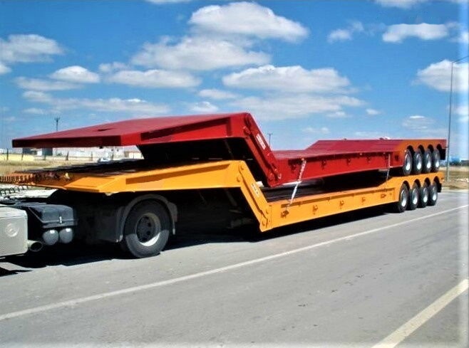 AME 120 Ton 4 Axle Front Loading Lowbed Semi-Trailer - Lavloader semitrailer: bilde 1 AME 120 Ton 4 Axle Front Loading Lowbed Semi-Trailer - Lavloader semitrailer: bilde 1