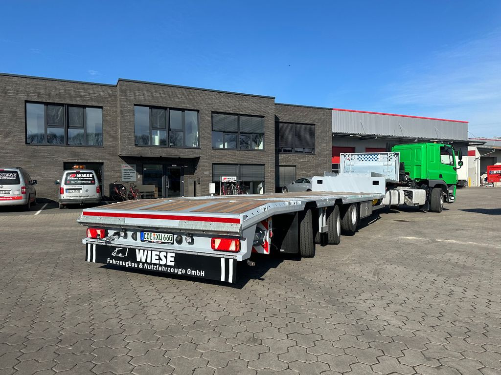 3-Achser Tieflader Zwangslenkung Betonteile - Lavloader semitrailer: bilde 1 3-Achser Tieflader Zwangslenkung Betonteile - Lavloader semitrailer: bilde 1