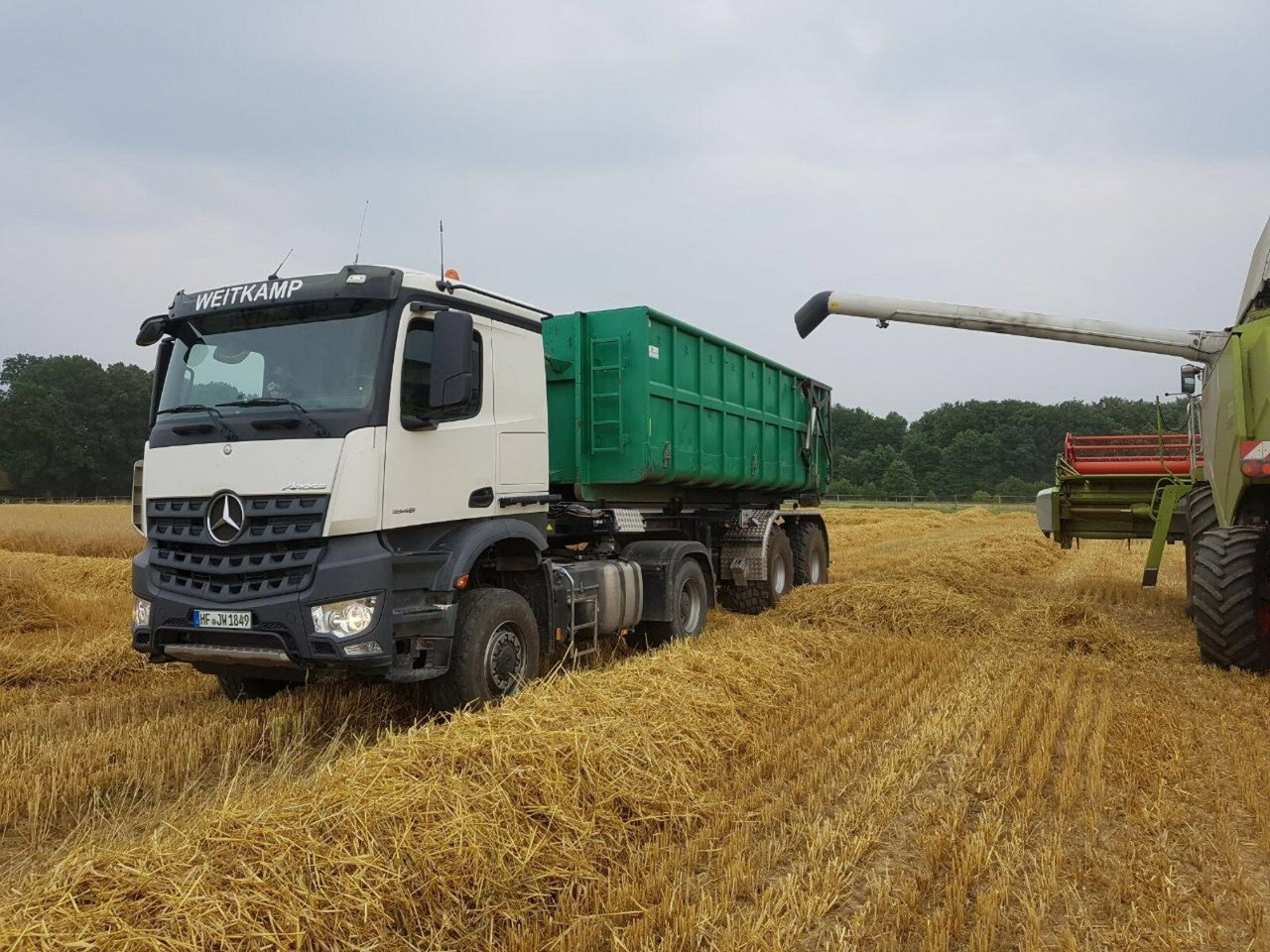 Auflieger Abrollkipper Hakenlift Agrar - Container-transport/ Vekselflak semitrailer: bilde 2 Auflieger Abrollkipper Hakenlift Agrar - Container-transport/ Vekselflak semitrailer: bilde 2