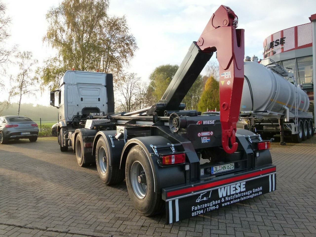 Auflieger Abrollkipper Hakenlift Agrarausführung - Container-transport/ Vekselflak semitrailer: bilde 5 Auflieger Abrollkipper Hakenlift Agrarausführung - Container-transport/ Vekselflak semitrailer: bilde 5