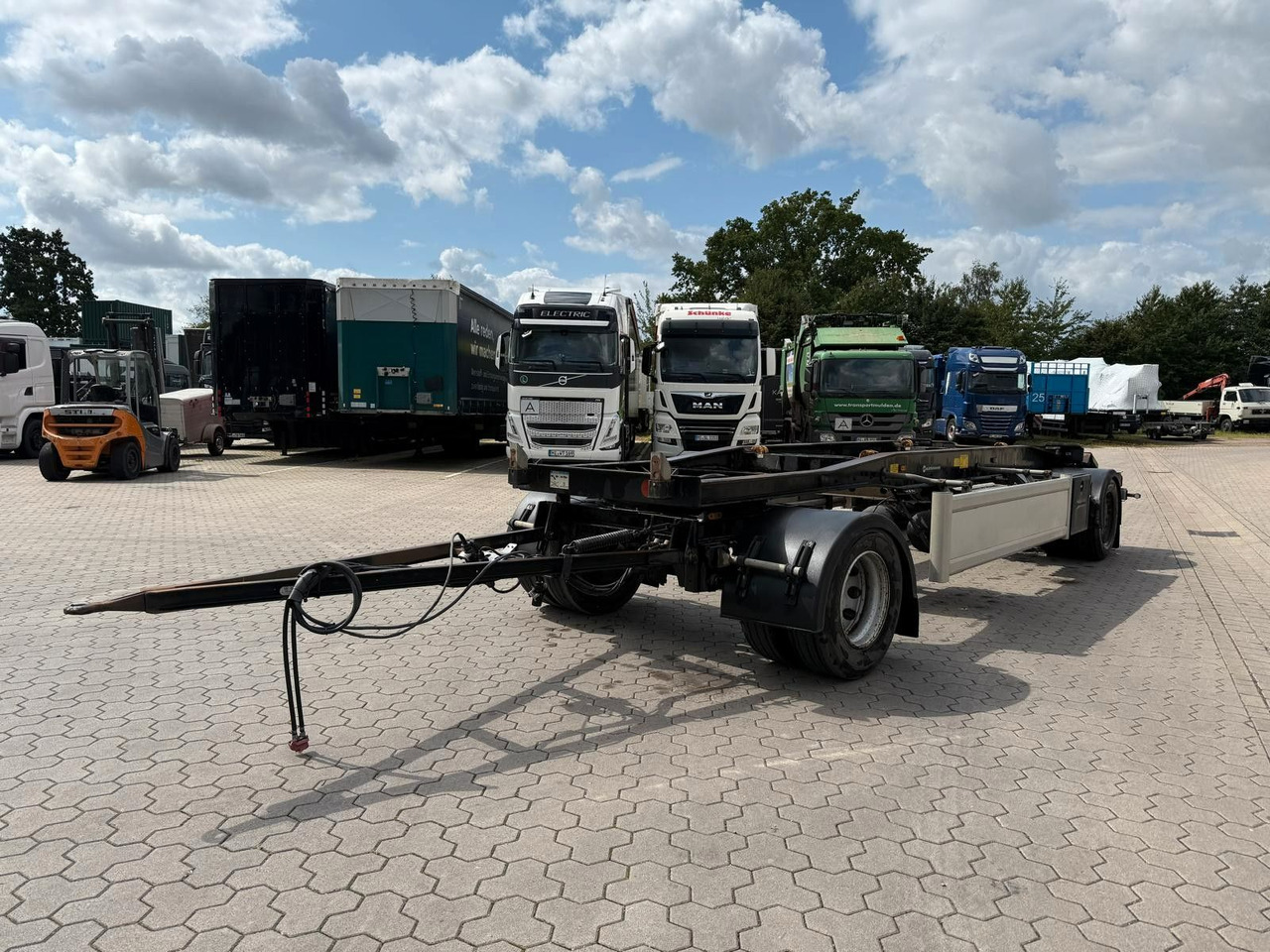 Hüffermann HSM - Containeranhänger + TÜV NEU - Container-transport/ Vekselflak tilhenger: bilde 2 Hüffermann HSM - Containeranhänger + TÜV NEU - Container-transport/ Vekselflak tilhenger: bilde 2