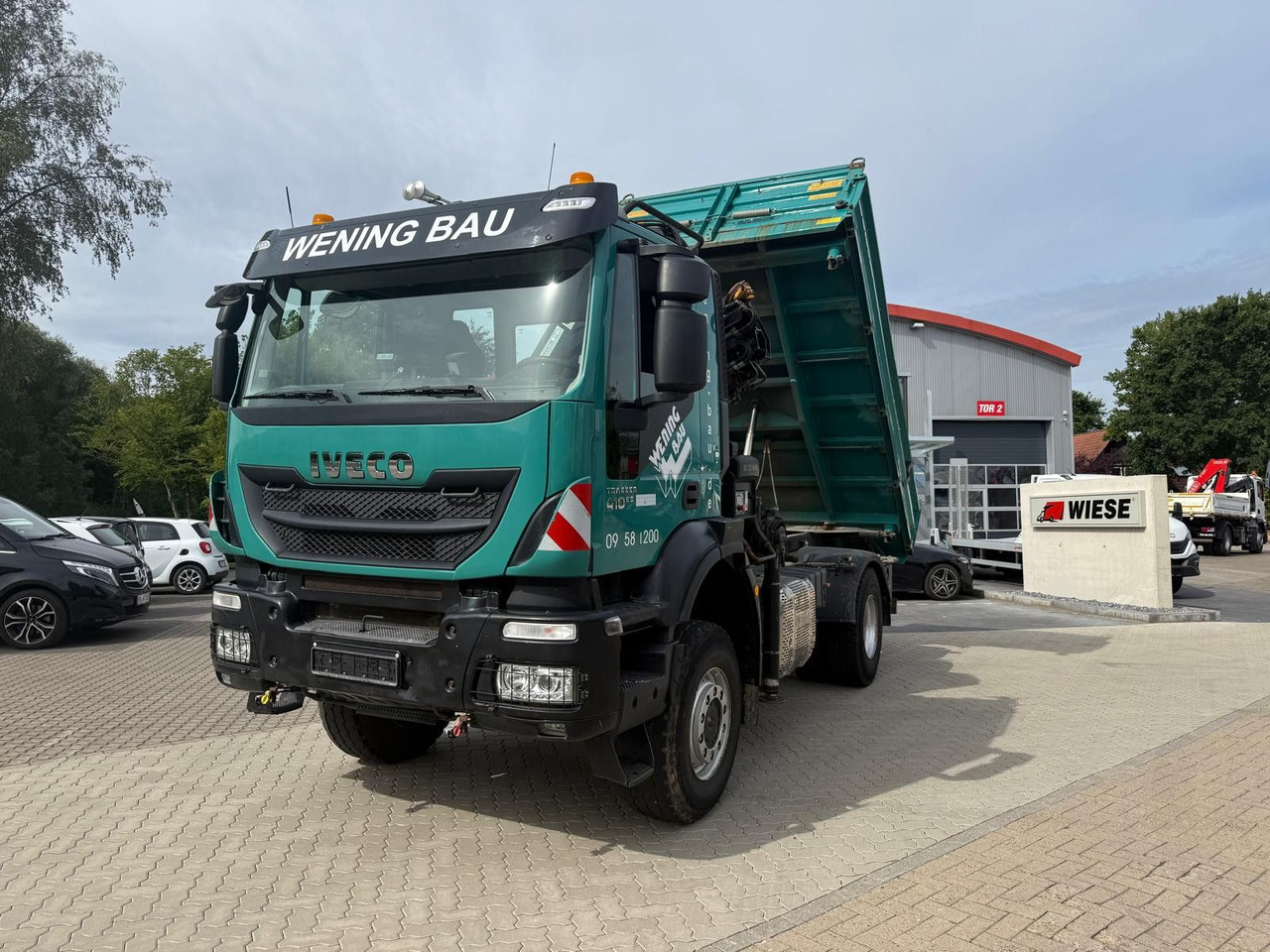 Iveco AD190 T/W Trakker 410 4x4 Allrad Kran KipperHIAB - Tippbil, Kranbil: bilde 5 Iveco AD190 T/W Trakker 410 4x4 Allrad Kran KipperHIAB - Tippbil, Kranbil: bilde 5