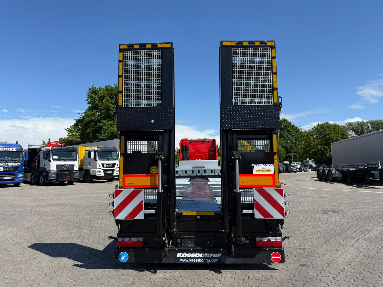 Lavloader semitrailer Kässbohrer SLS.HS Tieflader mit hydr. Schwanenhals: bilde 6 Lavloader semitrailer Kässbohrer SLS.HS Tieflader mit hydr. Schwanenhals: bilde 6