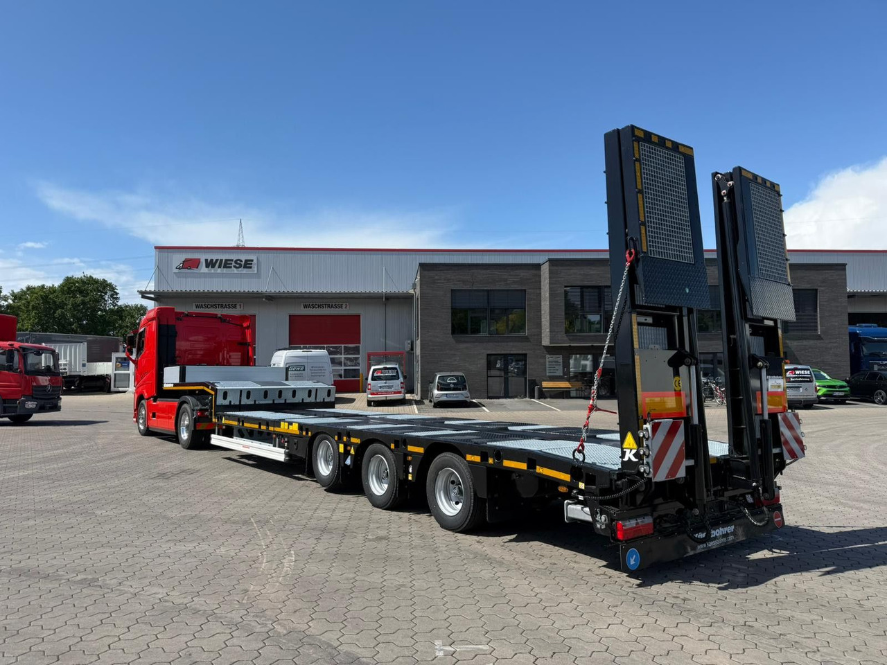 Kässbohrer SLS.HS Tieflader mit hydr. Schwanenhals - Lavloader semitrailer: bilde 1 Kässbohrer SLS.HS Tieflader mit hydr. Schwanenhals - Lavloader semitrailer: bilde 1