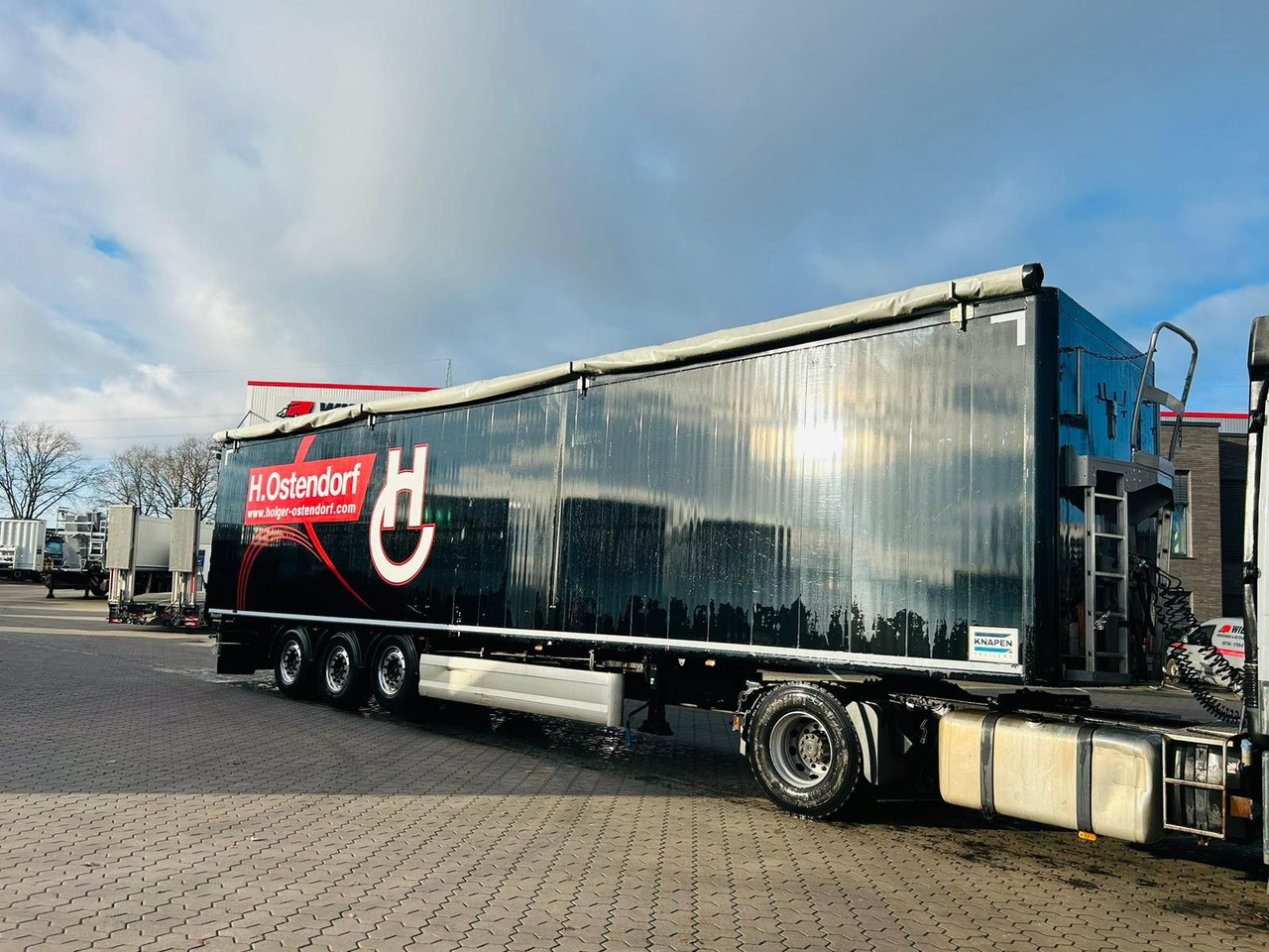 Knapen K100 Schubboden 92m³ Alu Felgen TÜV Plane Neu - Med walking floor semitrailer: bilde 1 Knapen K100 Schubboden 92m³ Alu Felgen TÜV Plane Neu - Med walking floor semitrailer: bilde 1