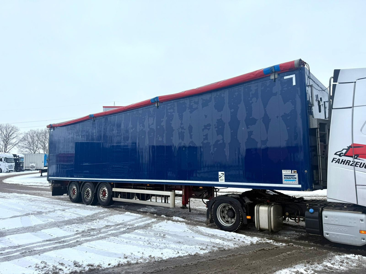 Knapen K200 Schubboden 92m³ Heavy Duty Aluminium Boden - Med walking floor semitrailer: bilde 1 Knapen K200 Schubboden 92m³ Heavy Duty Aluminium Boden - Med walking floor semitrailer: bilde 1