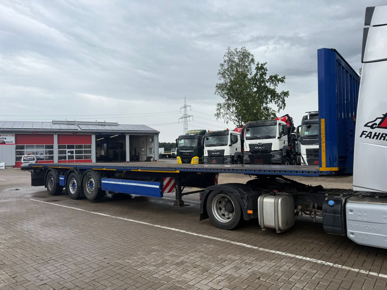 Krone Plattform Auflieger mit Tridec Zwangslenkung - Åpen semitrailer: bilde 3 Krone Plattform Auflieger mit Tridec Zwangslenkung - Åpen semitrailer: bilde 3