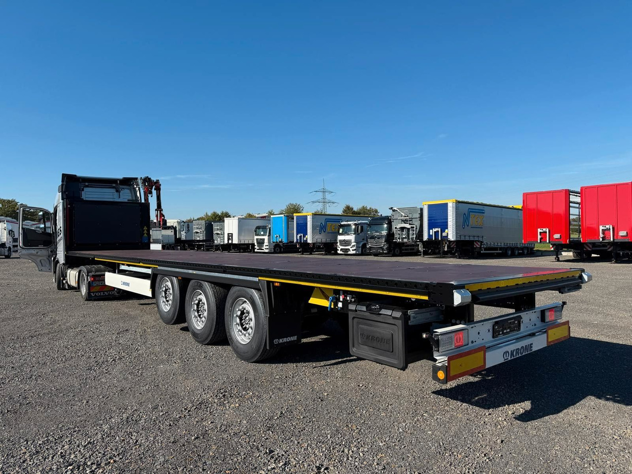 Krone SDP 27 Plattform-Auflieger  - Sofort Verfügbar! - Åpen semitrailer: bilde 2 Krone SDP 27 Plattform-Auflieger  - Sofort Verfügbar! - Åpen semitrailer: bilde 2