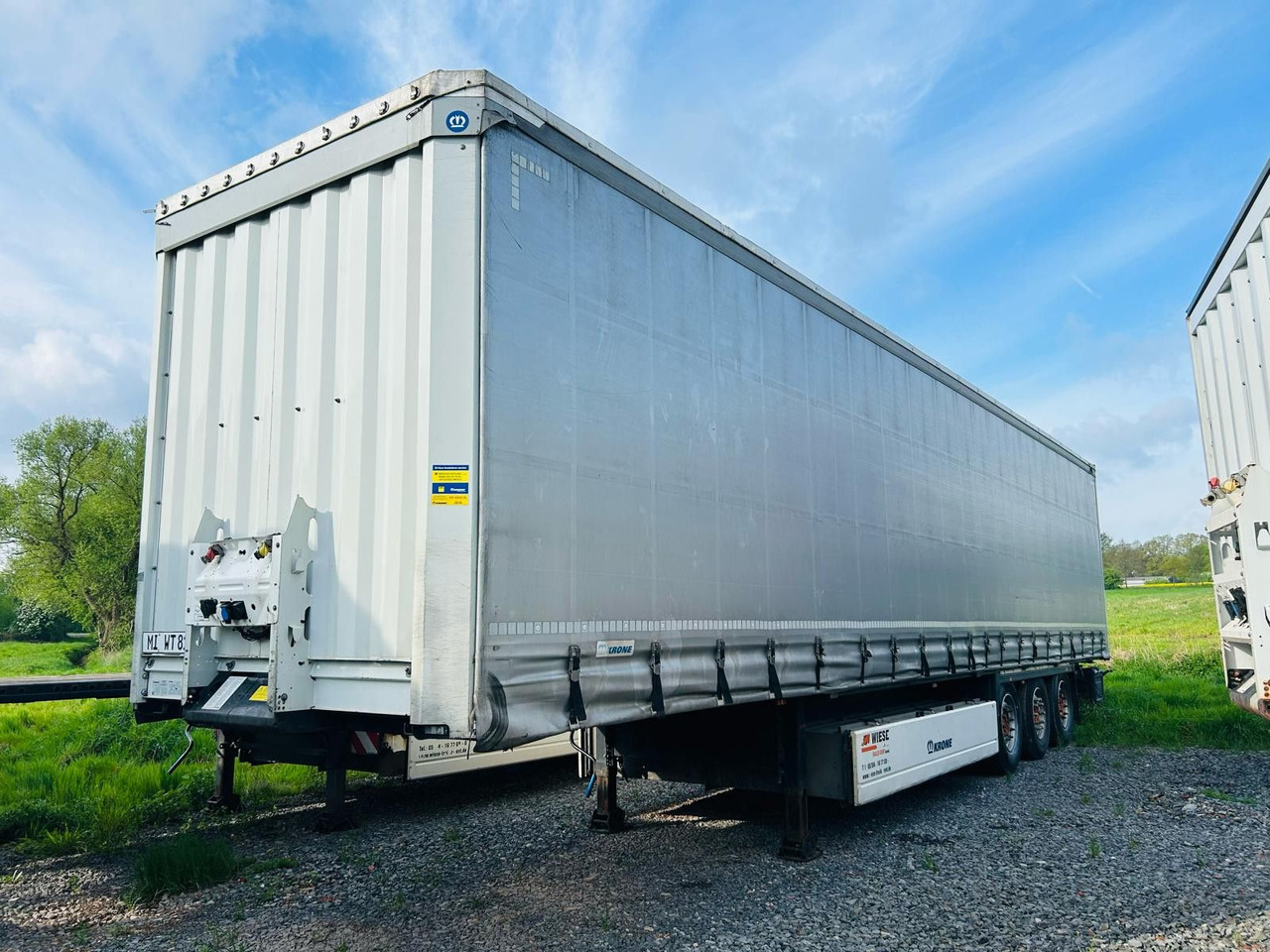 Krone Schiebeplanen Auflieger TÜV Neu - Gardintrailer: bilde 1 Krone Schiebeplanen Auflieger TÜV Neu - Gardintrailer: bilde 1