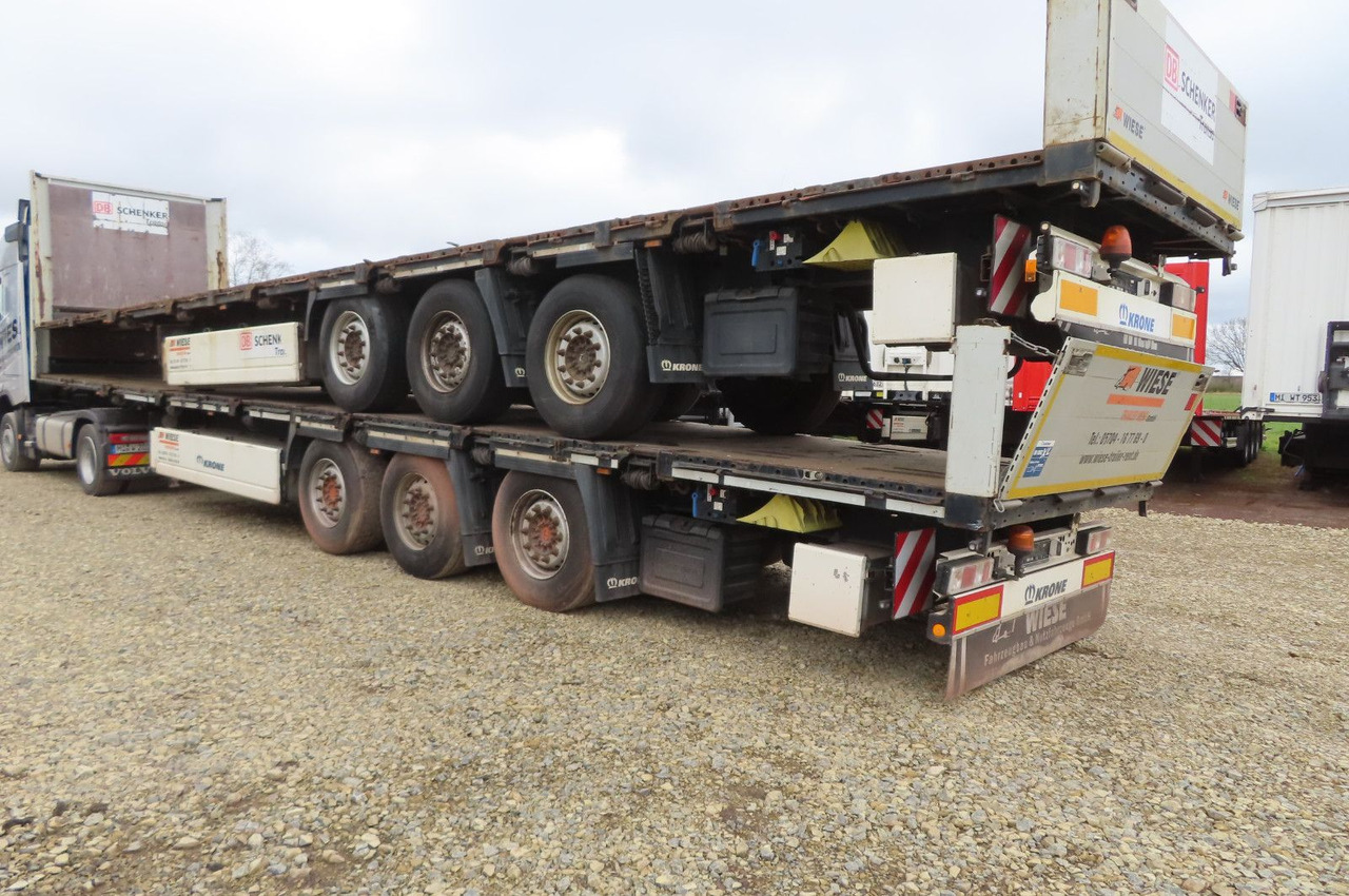 Krone Stahlmattenauflieger - Åpen semitrailer: bilde 2 Krone Stahlmattenauflieger - Åpen semitrailer: bilde 2