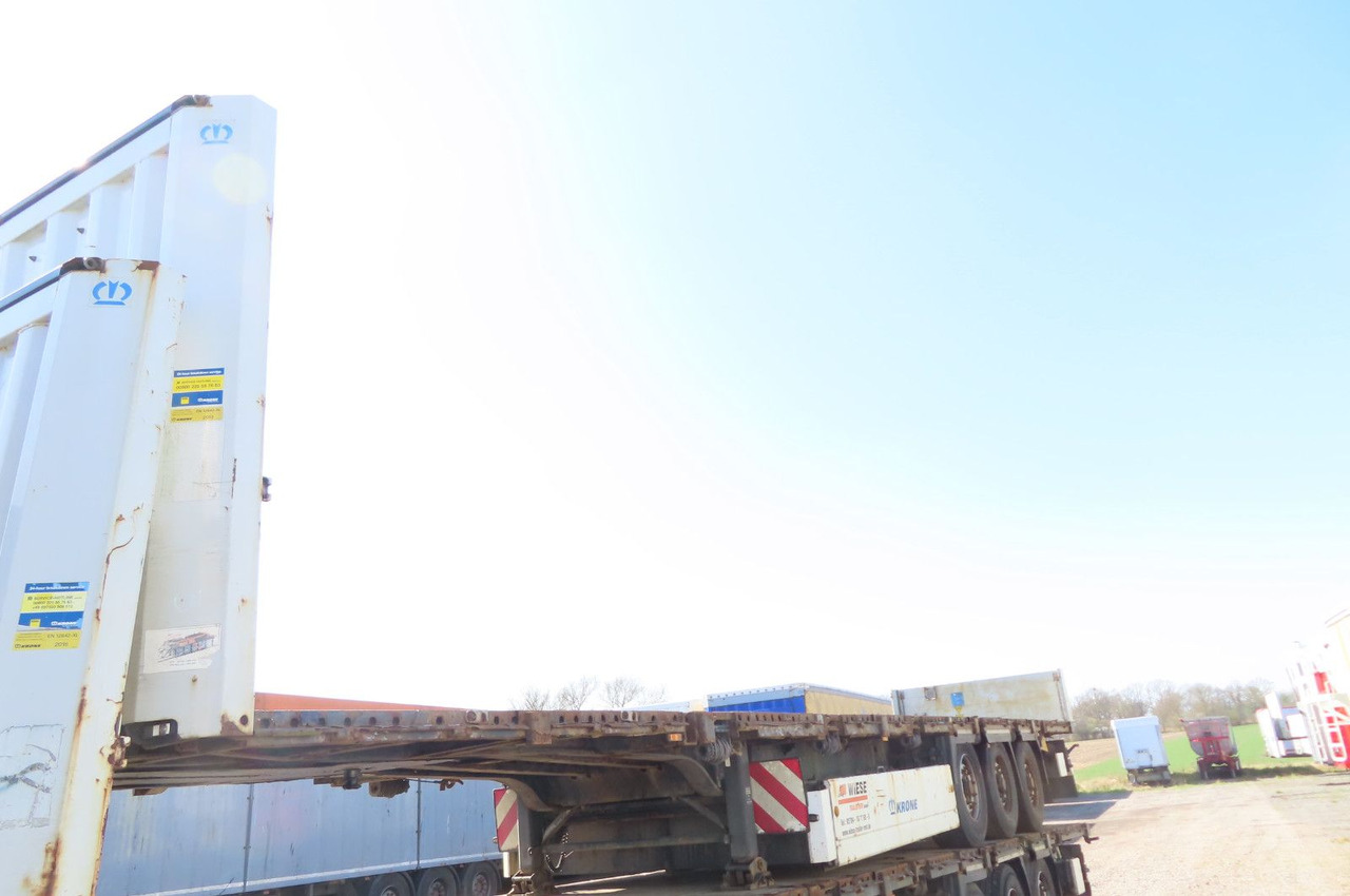 Krone Stahlmattenauflieger mit Bordwände - Åpen semitrailer: bilde 1 Krone Stahlmattenauflieger mit Bordwände - Åpen semitrailer: bilde 1